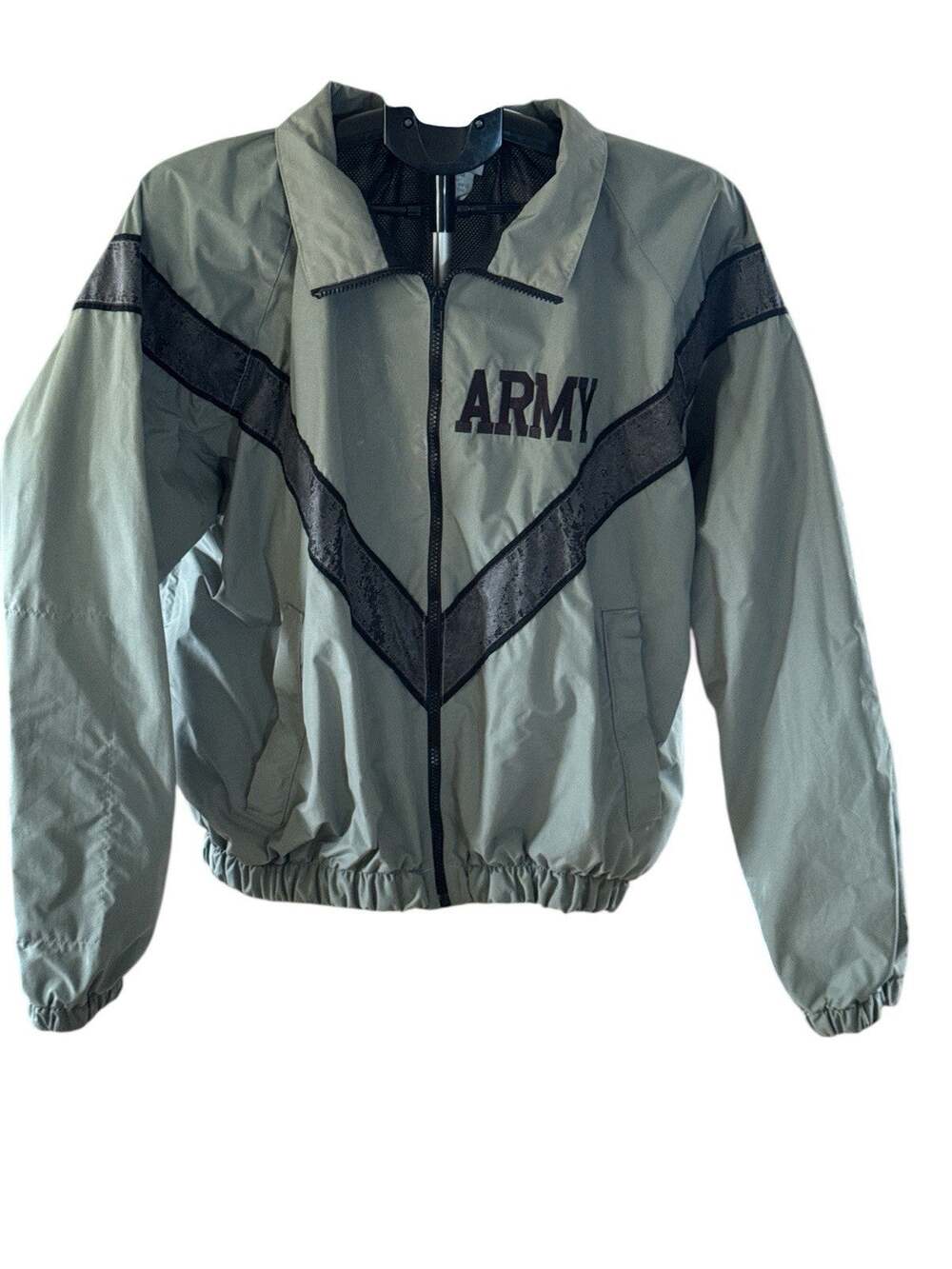 US Army Military Physical Training Fitness PT Windbreaker Jacket Adult Small/reg